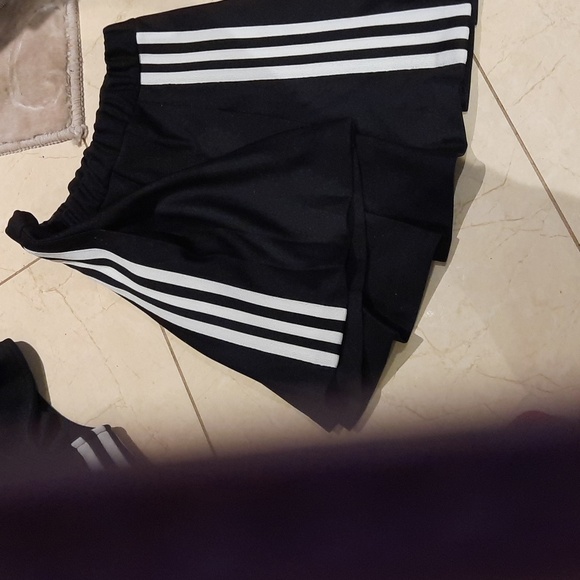 PROFESSIONAL SEXXY NAUGHTY BLACK WHITE AUTHENTIC CHEERLEADING VARSITY UNIFORM M - Picture 2 of 6